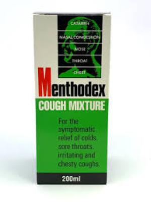 MENTHODEX COUGH MIXTURE 200ML